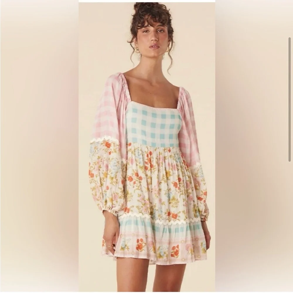 Spell Flora Tunic Patchwork Cottage core Dress